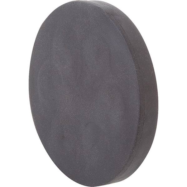 Magnet Shallow Pot Magnet M08 Ndfeb, Round, Comp:Rubber, Comp:Black, D=66